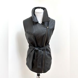 Danier leather vest.